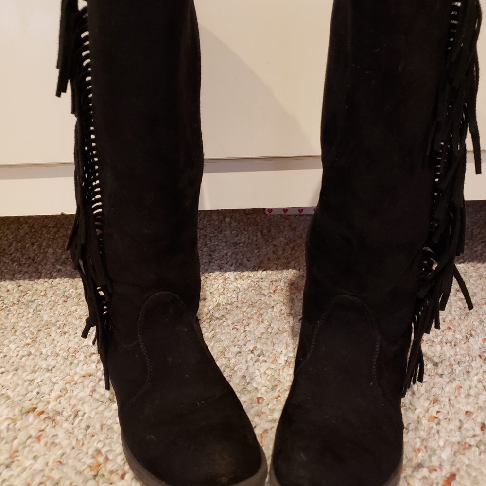 Girl's Blak swade boots